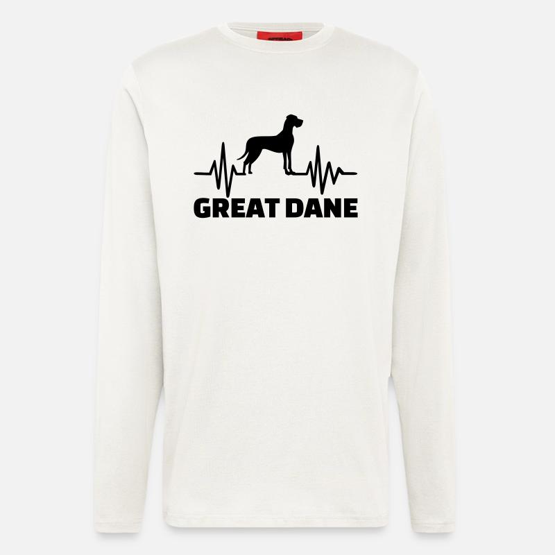 Great Dane - Longsleeve - made by SPREAD  - OFF WHITE