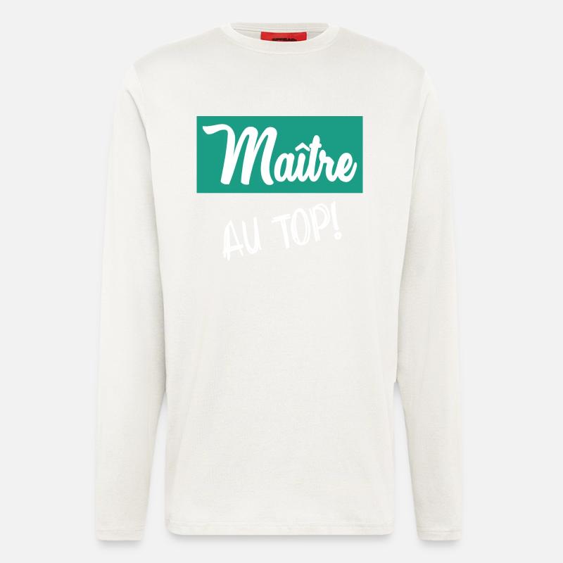 MASTER. MASTER - Longsleeve - made by SPREAD  - OFF WHITE
