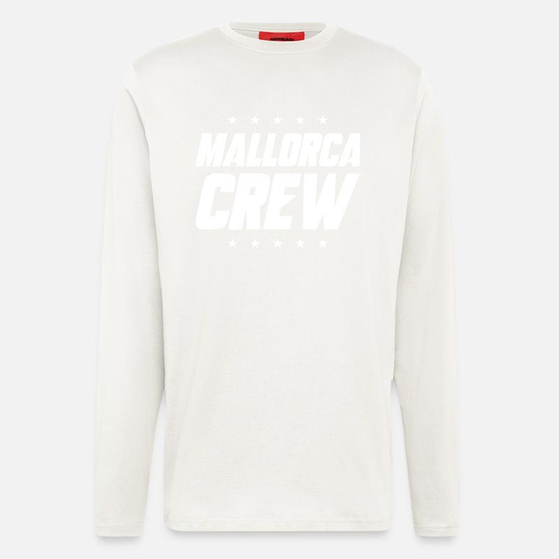 Mallorca Crew - Langarmshirt - made by SPREAD  - OFF WHITE