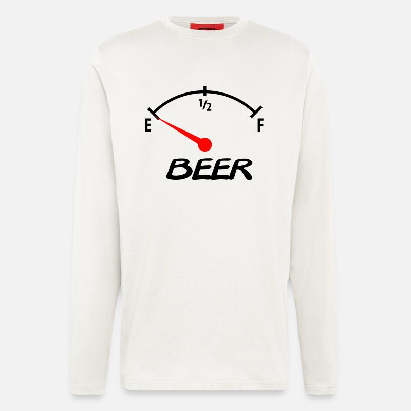 beer - Longsleeve - made by SPREAD  - OFF WHITE