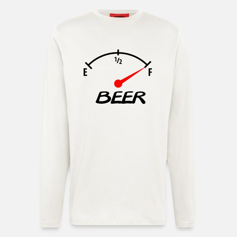 beer - Longsleeve - made by SPREAD  - OFF WHITE