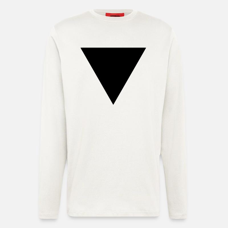 dreieck - Langarmshirt - made by SPREAD  - OFF WHITE