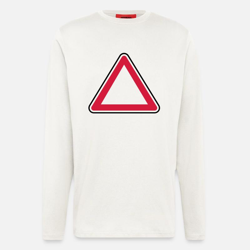 Attention panel - Longsleeve - made by SPREAD  - OFF WHITE