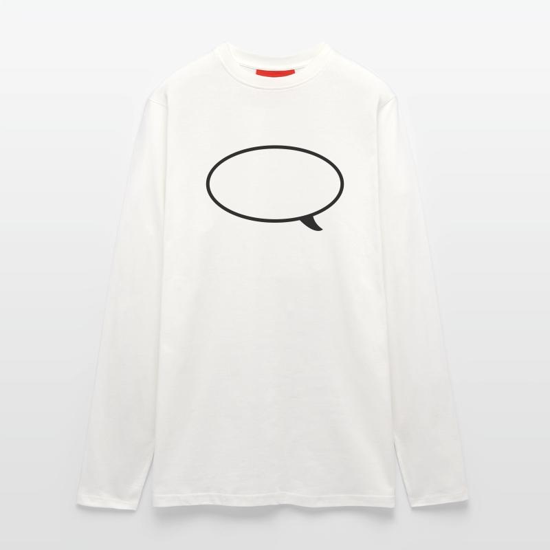 Speech bubble Line Longsleeve - made by SPREAD 