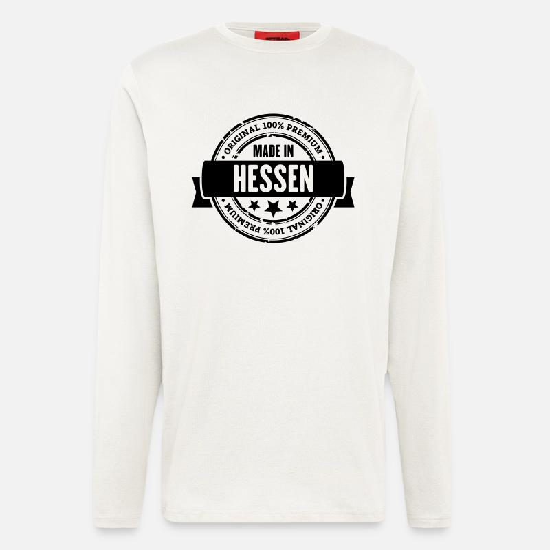 Made in Hessen - Langarmshirt - made by SPREAD - OFF WHITE