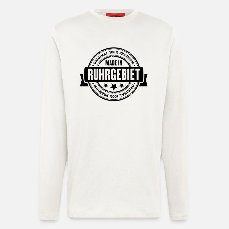 Made in Ruhrgebiet - Langarmshirt - made by SPREAD  - OFF WHITE
