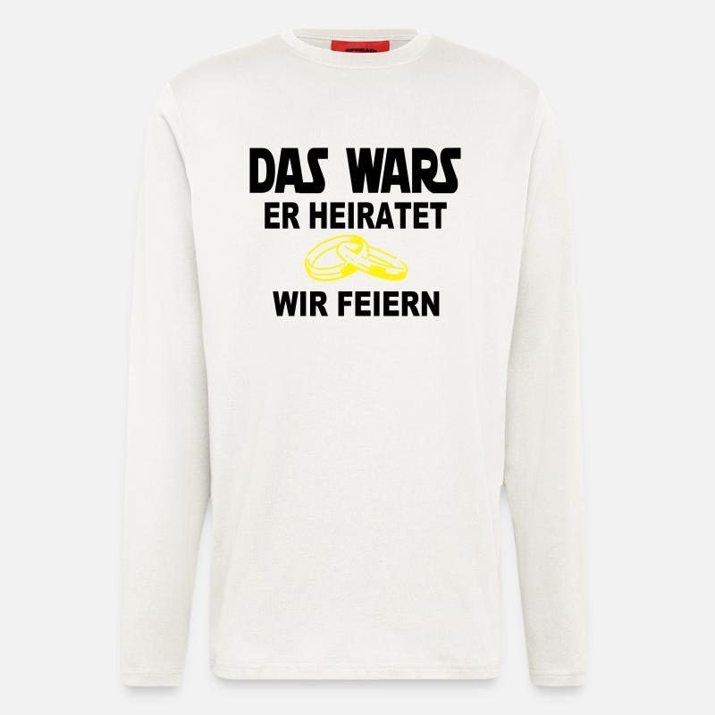 das wars - ringe 2-- - Langarmshirt - made by SPREAD  - OFF WHITE