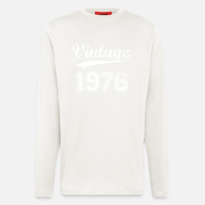1976 - Langarmshirt - made by SPREAD  - OFF WHITE