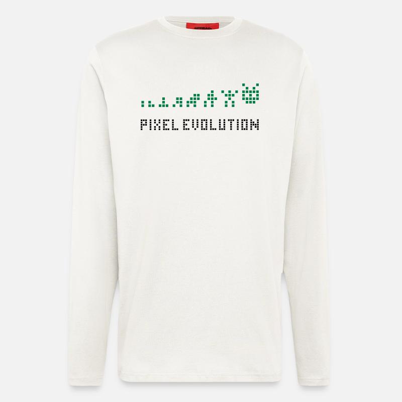 Pixel Evolution - Longsleeve - made by SPREAD  - OFF WHITE
