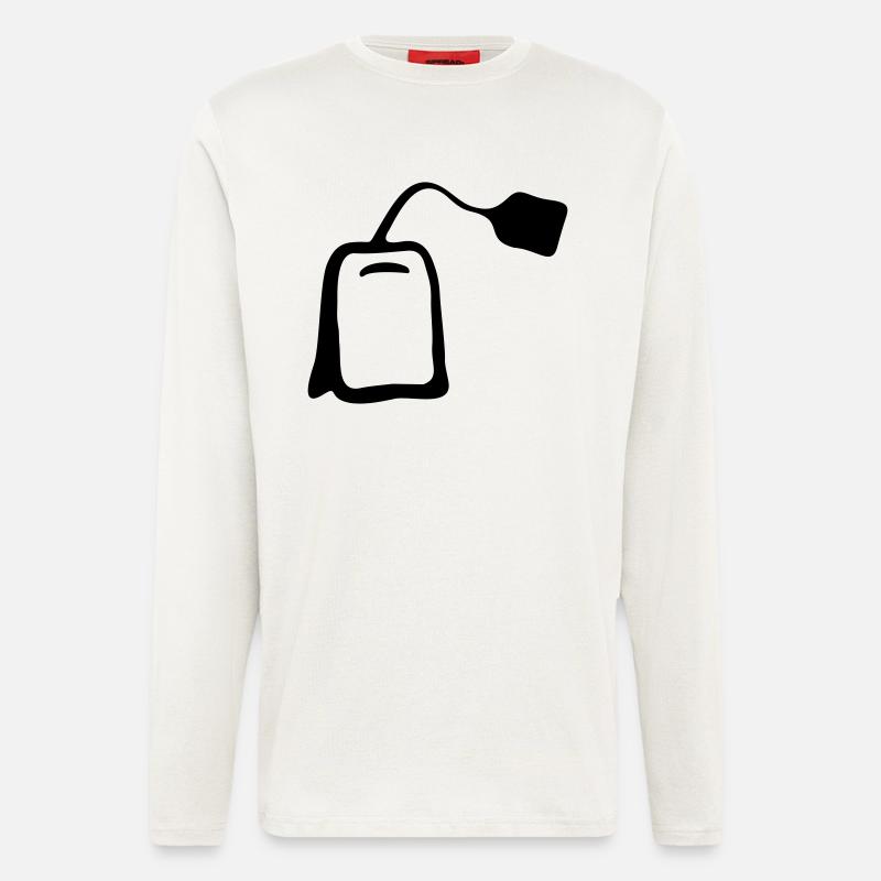 Teebeutel - Langarmshirt - made by SPREAD  - OFF WHITE