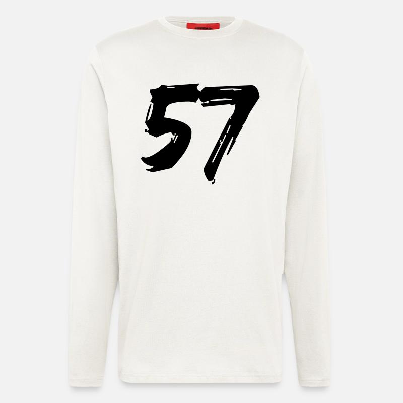 Brushed 57 - Langarmshirt - made by SPREAD  - OFF WHITE