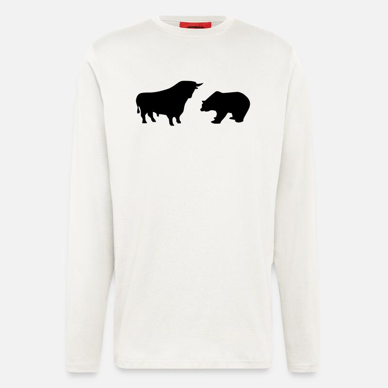 Bear bull - Longsleeve - made by SPREAD  - OFF WHITE