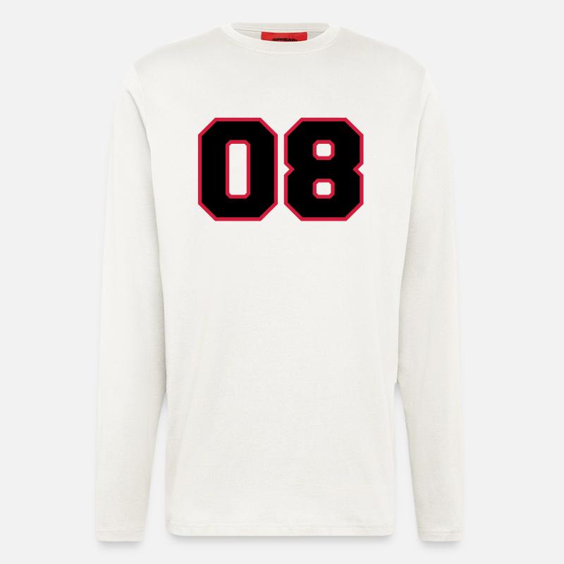 number08 - Manches longues bio décontracté fabriqué en UE - OFF WHITE