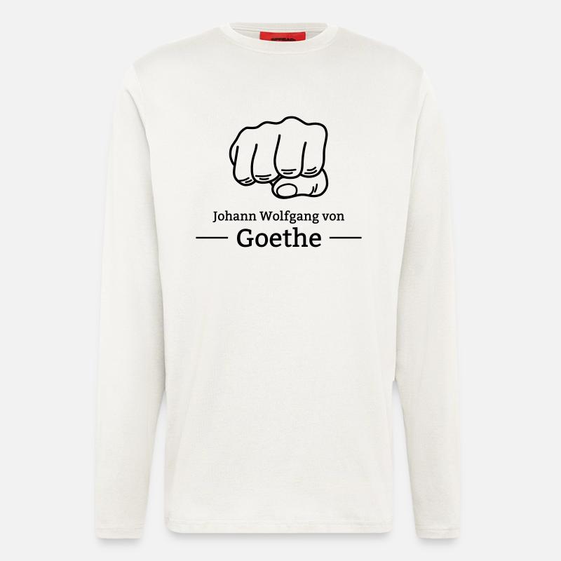 Faust von Goethe - Langarmshirt - made by SPREAD  - OFF WHITE