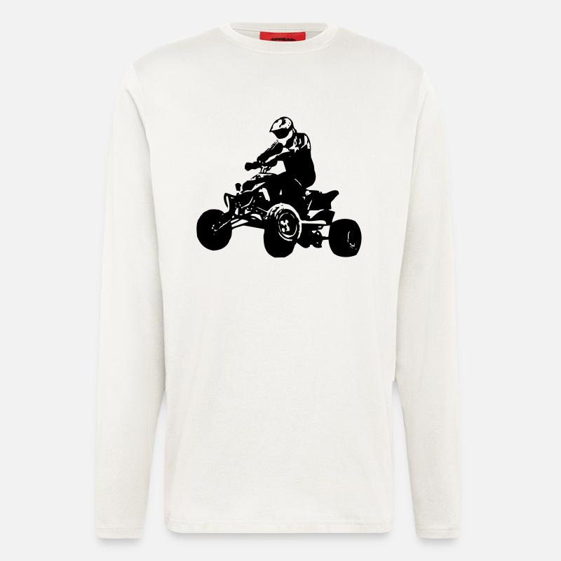 quad2 - Langarmshirt - made by SPREAD  - OFF WHITE