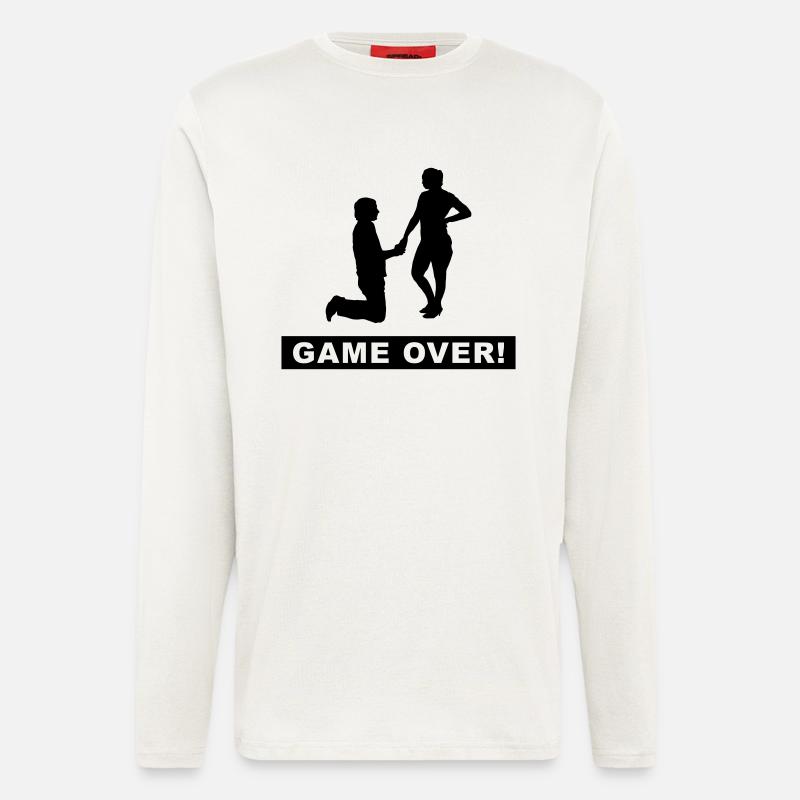 bachelor bachelorette - Langarmshirt - made by SPREAD  - OFF WHITE