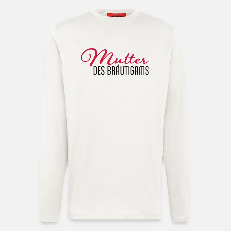 mutter des braeutigams - Langarmshirt - made by SPREAD  - OFF WHITE