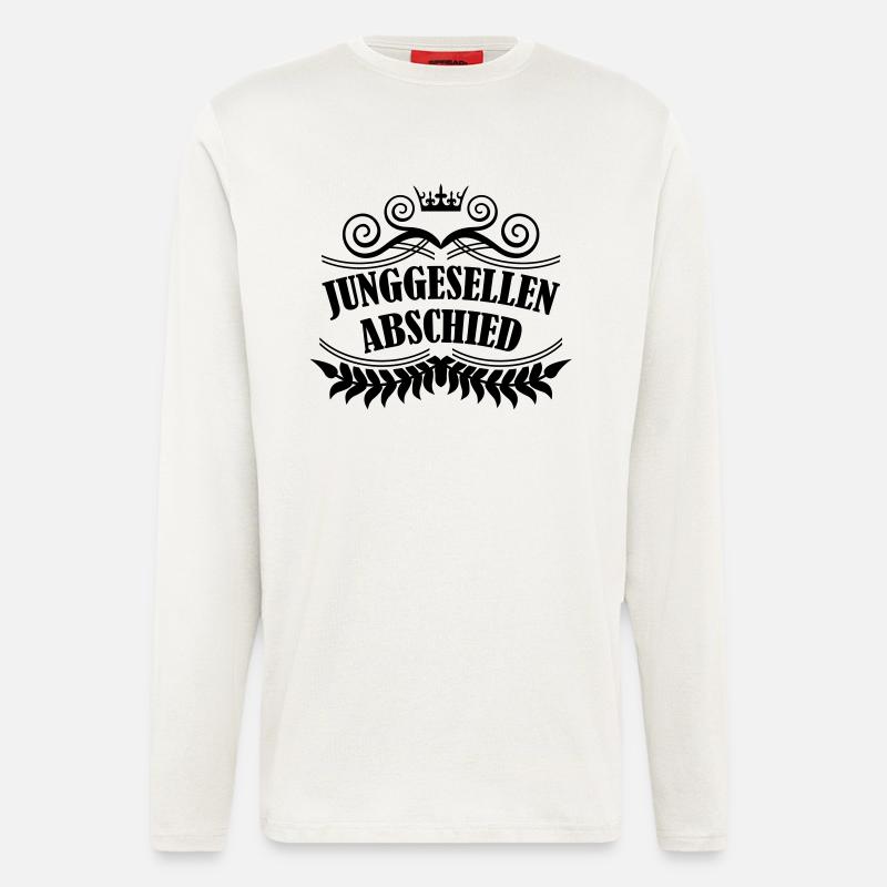 junggesellenabschied - Langarmshirt - made by SPREAD  - OFF WHITE