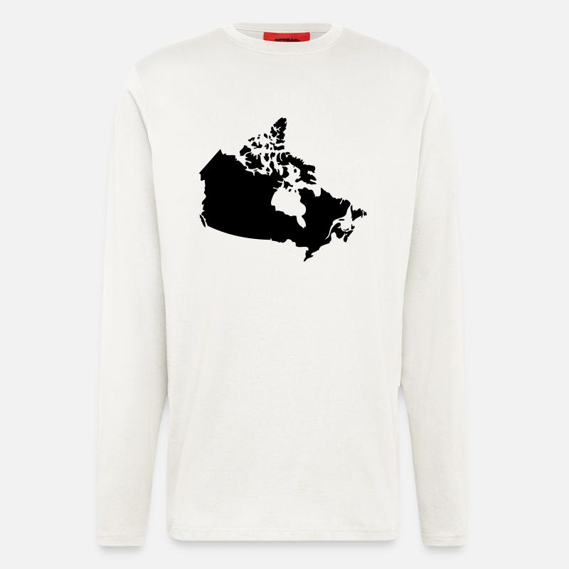 Canada Canada Map - Longsleeve - made by SPREAD  - OFF WHITE