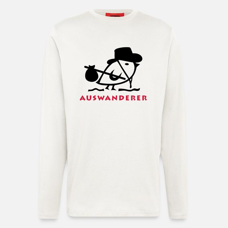 TWEETLERCOOLS - Auswanderer - Langarmshirt - made by SPREAD - OFF WHITE