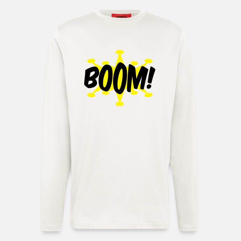 comic - Langarmshirt - made by SPREAD  - OFF WHITE