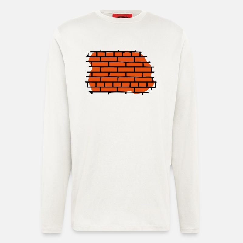 mauer - wall - Langarmshirt - made by SPREAD  - OFF WHITE
