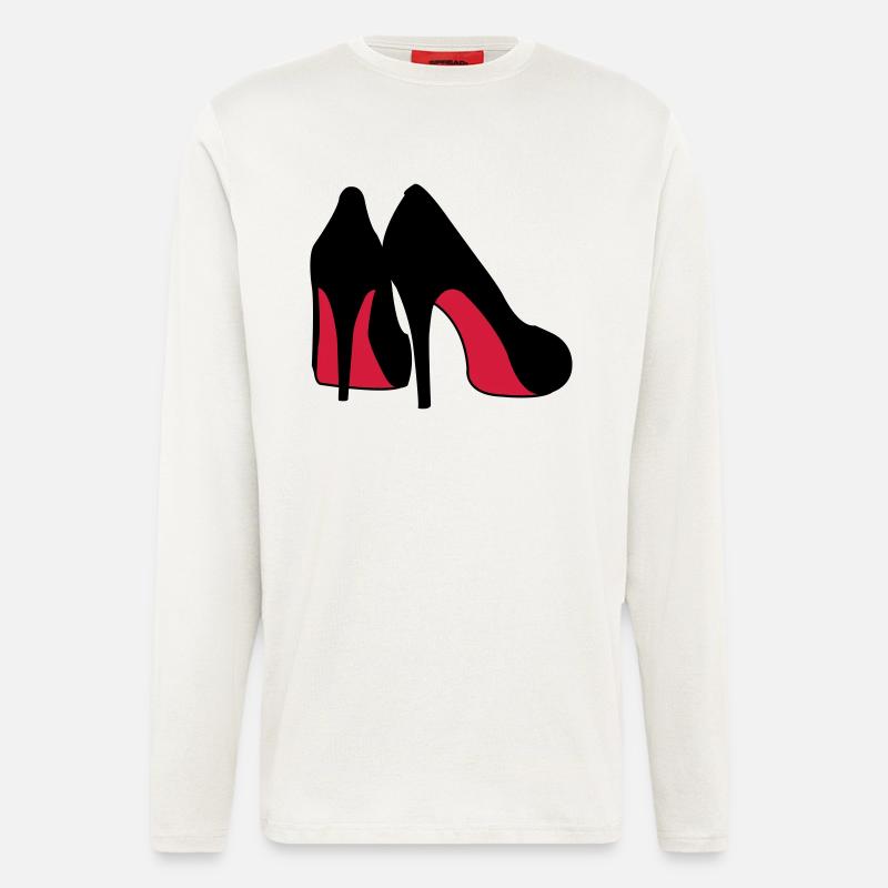 high_heels - Langarmshirt - made by SPREAD  - OFF WHITE