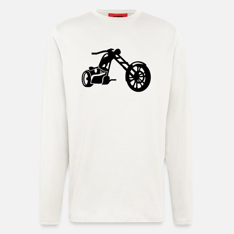 Motorrad - Langarmshirt - made by SPREAD  - OFF WHITE