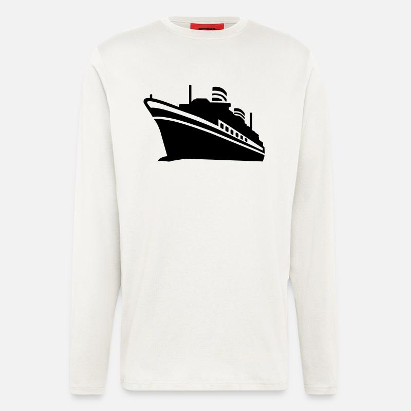 Cruise ship - Longsleeve - made by SPREAD  - OFF WHITE