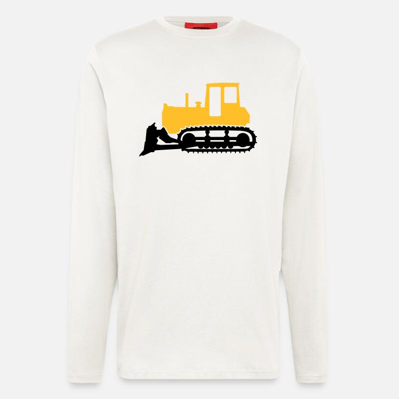 Bulldozer - Langarmshirt - made by SPREAD  - OFF WHITE