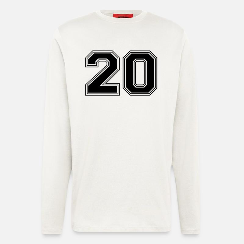 20_Nummer_20_(s31) - Langarmshirt - made by SPREAD  - OFF WHITE