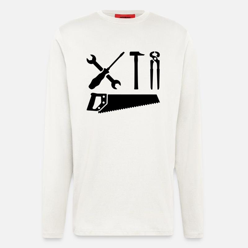Werkzeug - Langarmshirt - made by SPREAD  - OFF WHITE