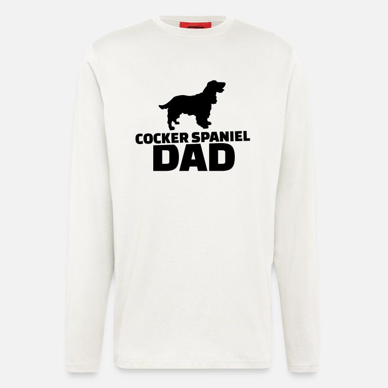Cocker Spaniel Dad - Longsleeve - made by SPREAD - OFF WHITE