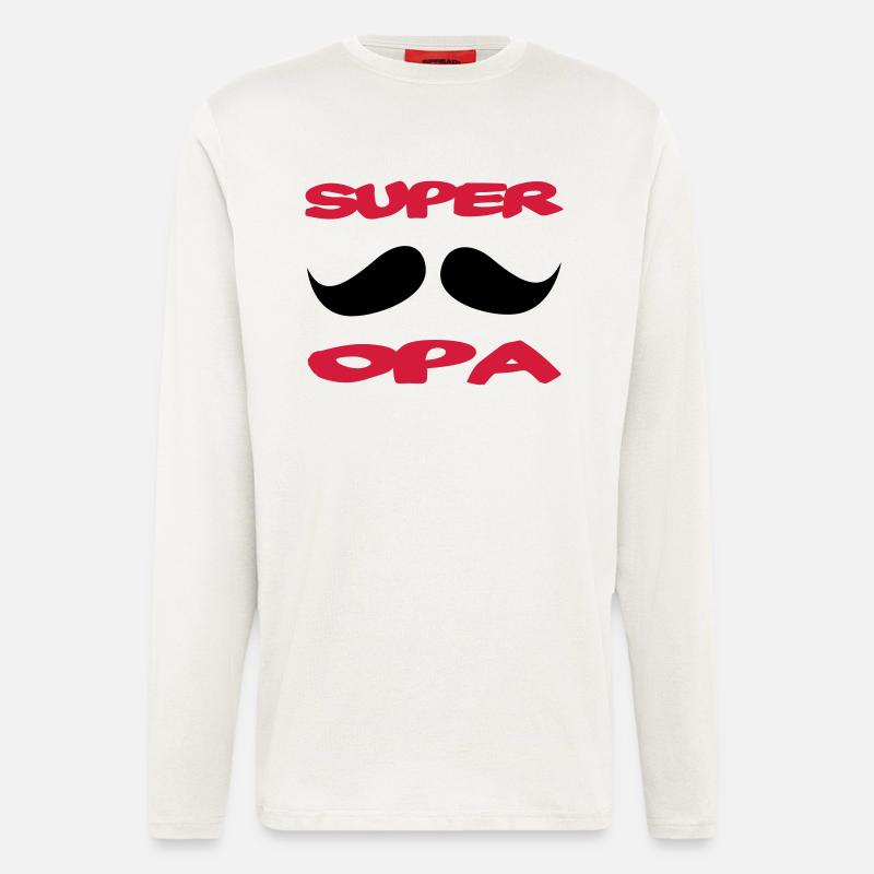 Super opa 111 - Langarmshirt - made by SPREAD  - OFF WHITE