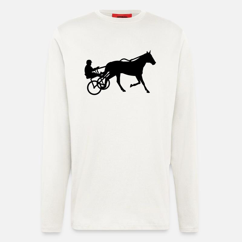 Trabrennen - Langarmshirt - made by SPREAD  - OFF WHITE