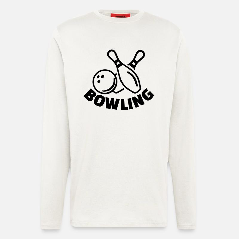Bowling - Langarmshirt - made by SPREAD  - OFF WHITE