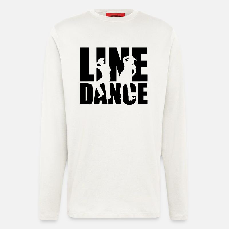 Line dance - Langarmshirt - made by SPREAD  - OFF WHITE