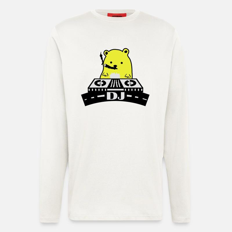 hamster_dj - Langarmshirt - made by SPREAD  - OFF WHITE