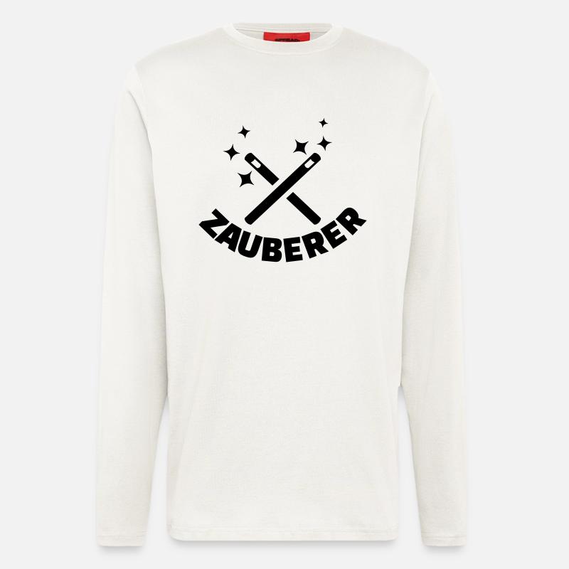 Zauberer - Langarmshirt - made by SPREAD  - OFF WHITE