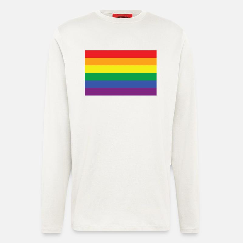 Regenbogen - Langarmshirt - made by SPREAD  - OFF WHITE