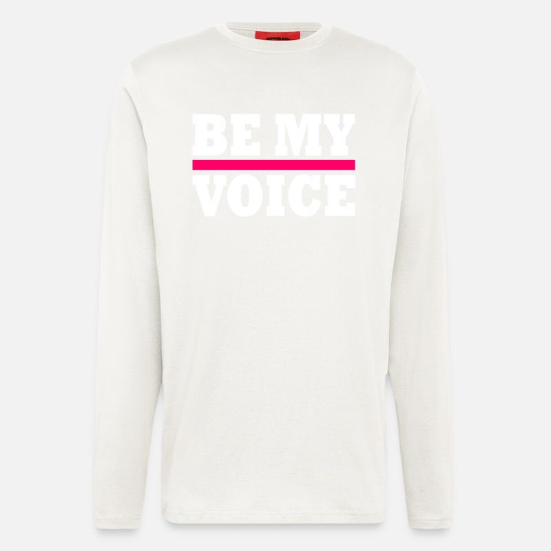 Be my voice iran - Langarmshirt - made by SPREAD  - OFF WHITE