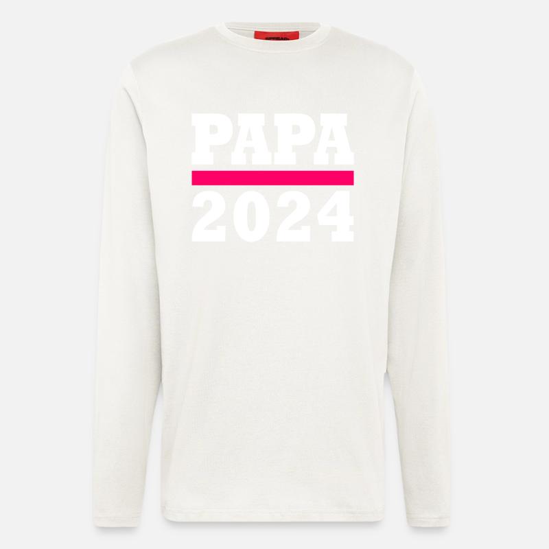 Papa 2024 - Langarmshirt - made by SPREAD  - OFF WHITE