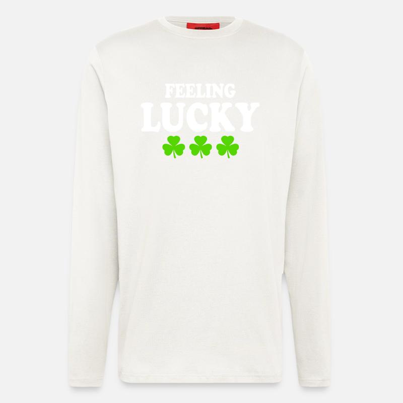 feeling lucky - Langarmshirt - made by SPREAD  - OFF WHITE