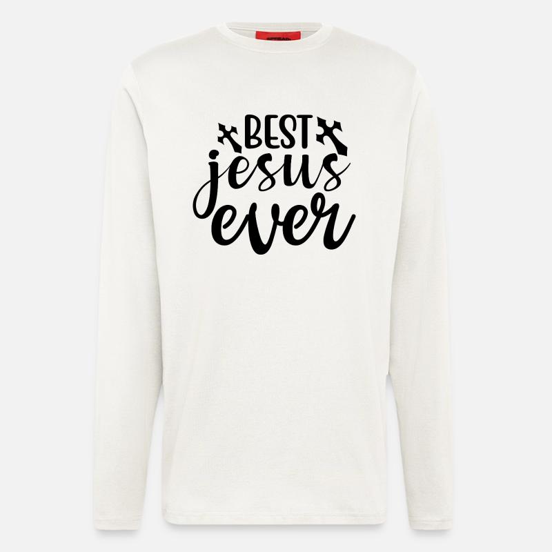 Jesus - Langarmshirt - made by SPREAD  - OFF WHITE