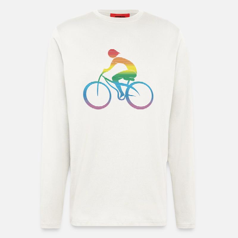 Cyclist - Longsleeve - made by SPREAD  - OFF WHITE