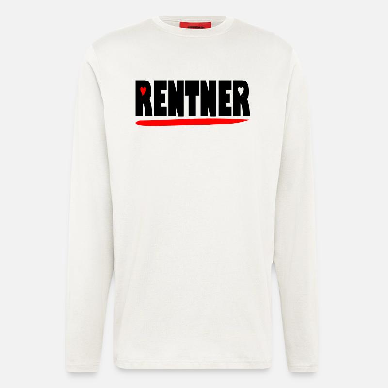 endlich Rentner - Langarmshirt - made by SPREAD  - OFF WHITE
