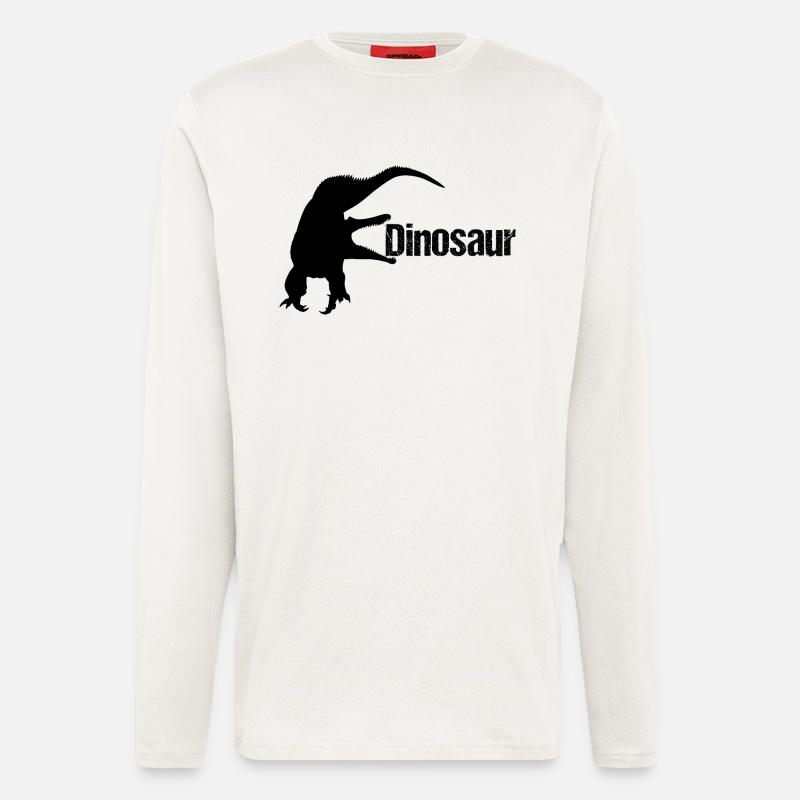Dinosaur Echse - Dino - Langarmshirt - made by SPREAD  - OFF WHITE