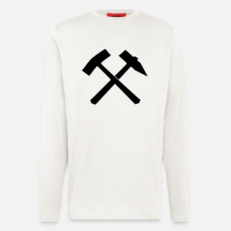 Hammer Schlägel - Langarmshirt - made by SPREAD  - OFF WHITE