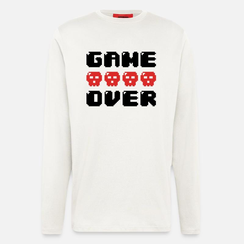 game over - Langarmshirt - made by SPREAD  - OFF WHITE