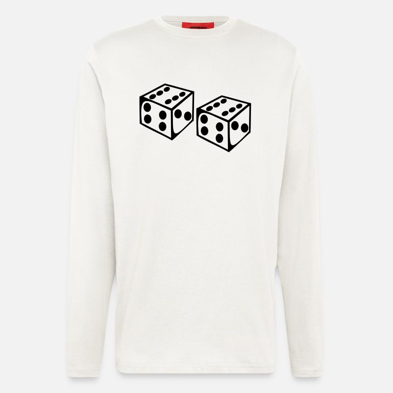 Cube - Jeu - Manches longues bio décontracté fabriqué en UE - OFF WHITE